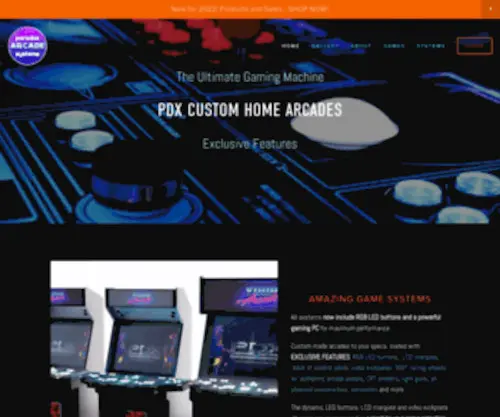 Paradoxarcades.com(Paradox arcade systems) Screenshot