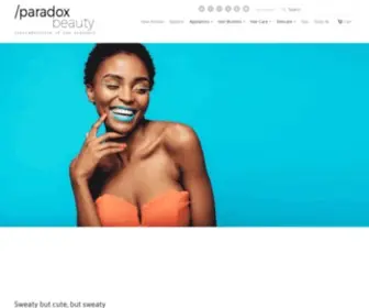 Paradoxbeauty.com(Paradox beauty) Screenshot