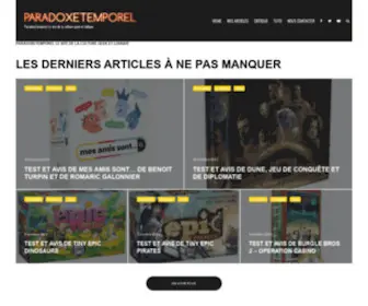 Paradoxetemporel.fr(Paradoxe Temporel) Screenshot