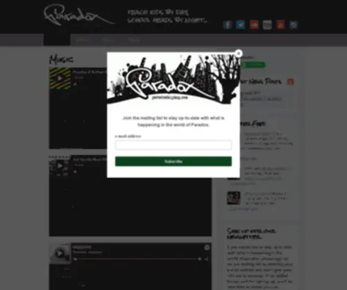 Paradoxhiphop.com(Paradox Hip Hop) Screenshot