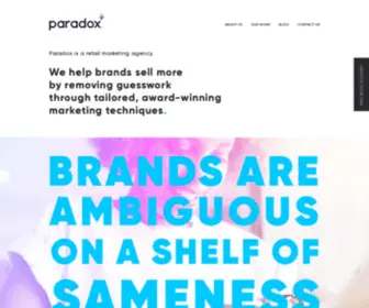 Paradoxretail.com(Paradox Retail) Screenshot