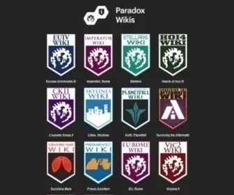 Paradoxwikis.com(Paradox Wikis) Screenshot
