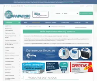 Parafarmic.com(Suministros médicos y químicos) Screenshot