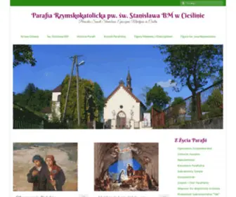 Parafia-Cieslin.pl(Parafia Rzymskokatolicka pw) Screenshot