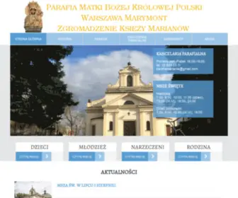 Parafia-Marymont.pl(Parafia rzymskokatolicka) Screenshot