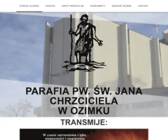 Parafia-Ozimek.pl(Parafia Ozimek) Screenshot