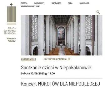 Parafiamichal.pl(Parafia św) Screenshot