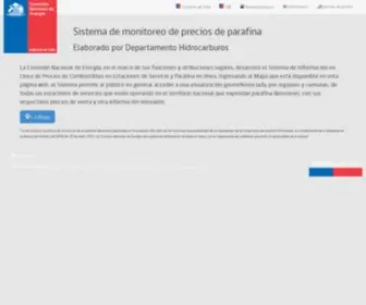 Parafinaenlinea.cl(Sistema de monitoreo de precios de parafina) Screenshot