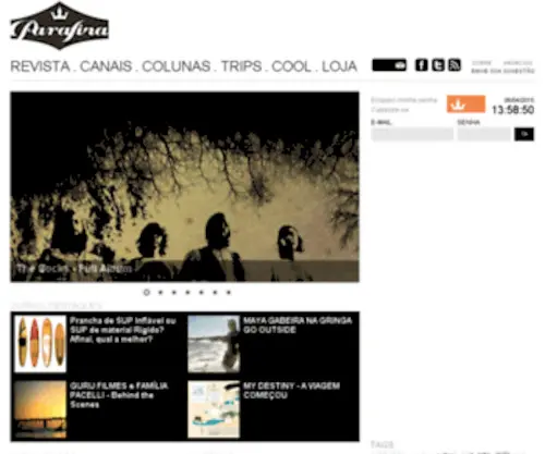 Parafinamag.com.br(Surf news) Screenshot