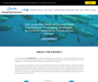 Parafishcontrol.eu(ParaFishControl Project) Screenshot