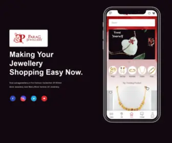 Paragjewellery.in(Online Gold & Diamond and Silver Jewellery Bangalore) Screenshot