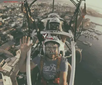 Paragliding-Crete.gr(Tandem Paragliding and Paratrike Crete) Screenshot