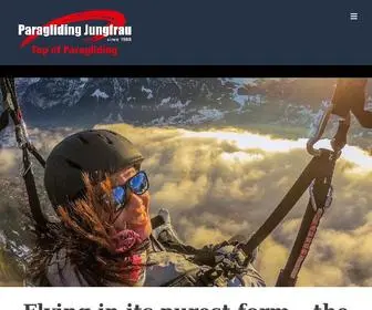 Paragliding-Jungfrau.ch(Top of Paragliding) Screenshot