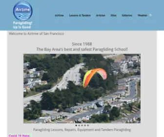 Paragliding-Lessons.com(Up is Good) Screenshot