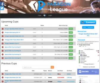 Paragon-Esports.com(Paragon League) Screenshot