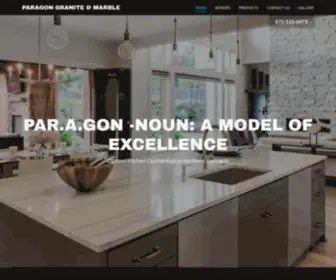 Paragon-Granite.com(Kitchen Countertops) Screenshot