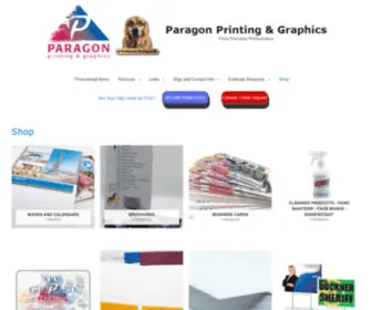 Paragon-Print.com(Paragon Printing & Graphics) Screenshot