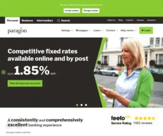 Paragonbank.co.uk(Savings Accounts) Screenshot