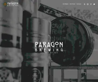 Paragonbrewing.com(Paragon Brewing) Screenshot