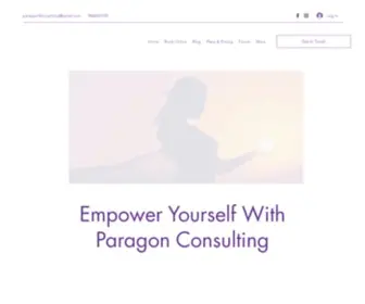 Paragoncoaching.biz(Paragon Consulting LLC) Screenshot