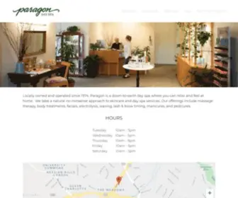 Paragondayspa.com(Paragon Day Spa) Screenshot