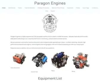 Paragonengines.com(Paragon Engines) Screenshot