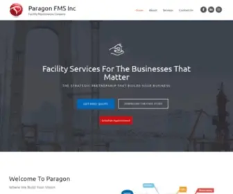 Paragonfmsinc.com(Facility Maintenance Company) Screenshot