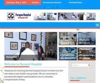 Paragonhospital.ug(Your Center of Excellency) Screenshot