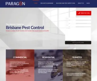 Paragonpest.com.au(Pest Control in Brisbane with over 15 years of pest management expertise. Paragon Pest Management) Screenshot