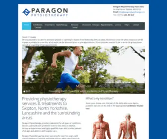 Paragonphysiotherapy.com(Physiotherapy Treatments & Recovery for injuries) Screenshot