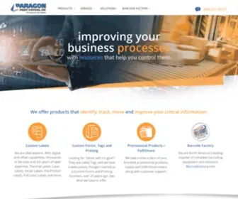 Paragonprintsystems.com(Paragon Print Systems) Screenshot