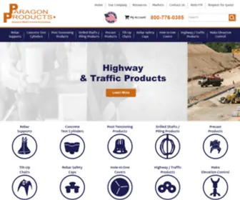 Paragonproducts-IA.com(Concrete Accessories) Screenshot