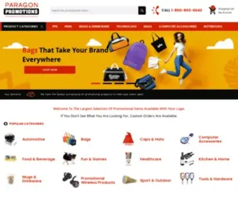 Paragonpromotions.com(Paragon Promotional Products) Screenshot