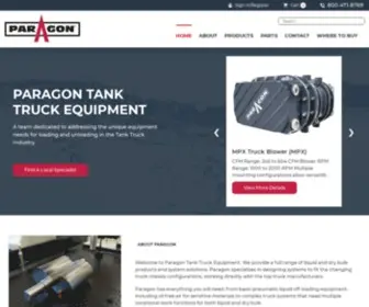 Paragontrailer.com(Paragon Tank Truck Equipment) Screenshot