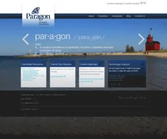 Paragonusa.com(Paragon Recruiting) Screenshot