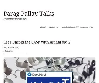 Paragpallavsingh.com(Parag Pallav Talks) Screenshot