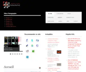 Paragraphe.info(Histoire d'être à la page) Screenshot