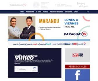 Paraguaytv.gov.py(Paraguaytv) Screenshot