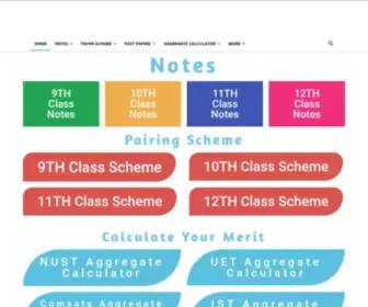 Parahii.com(Notes, Past Papers, Merit Calculators, Schemes) Screenshot