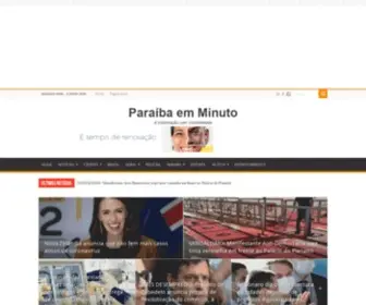 Paraibaemminuto.com.br(Paraíba em Minuto) Screenshot