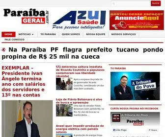 Paraibageral.com.br(Paraíba Geral) Screenshot
