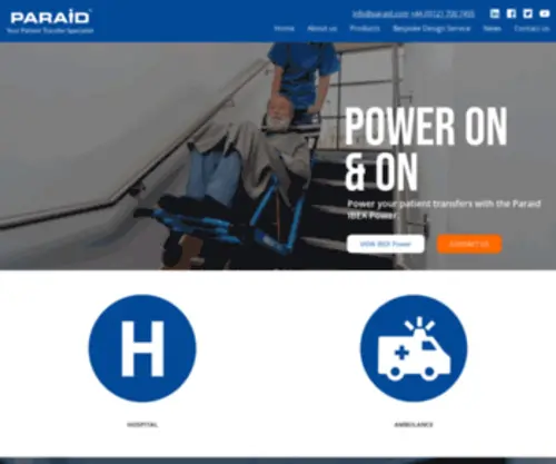 Paraid.com(Patient Transfer Specialist) Screenshot