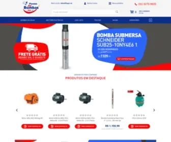 Paraisodasbombas.com.br(Bombas, Motores Elétricos e Filtros para Piscinas) Screenshot