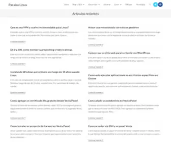 Paraisolinux.com(Paraiso Linux) Screenshot