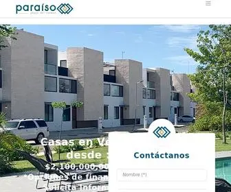 Paraisoplayadelcarmen.com(Casas en venta Playa del Carmen) Screenshot