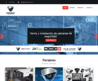 Parajelescctv.com(Parajeles Seguridad y Tecnología Instalación de cámaras de seguridad en Limón) Screenshot