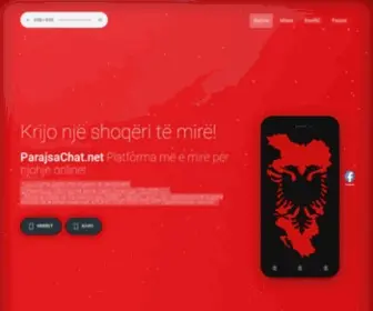 Parajsachat.net(Chat Shqiptar) Screenshot