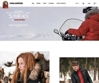 Parajumpers.it(Parajumpers Official Online Store) Screenshot