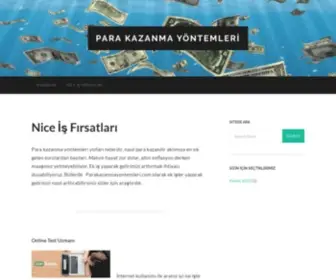 Parakazanmayontemleri.com(Nice İş Fırsatları) Screenshot