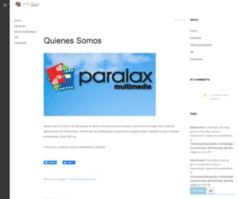 Paralax.com.mx(Inicio) Screenshot